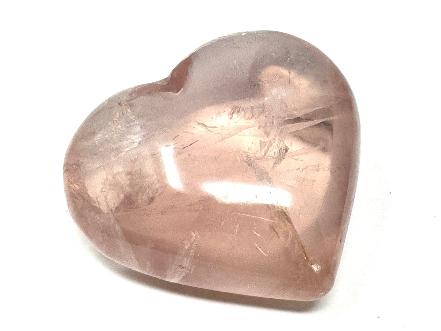 Rose Quartz Crystal Heart 5cm