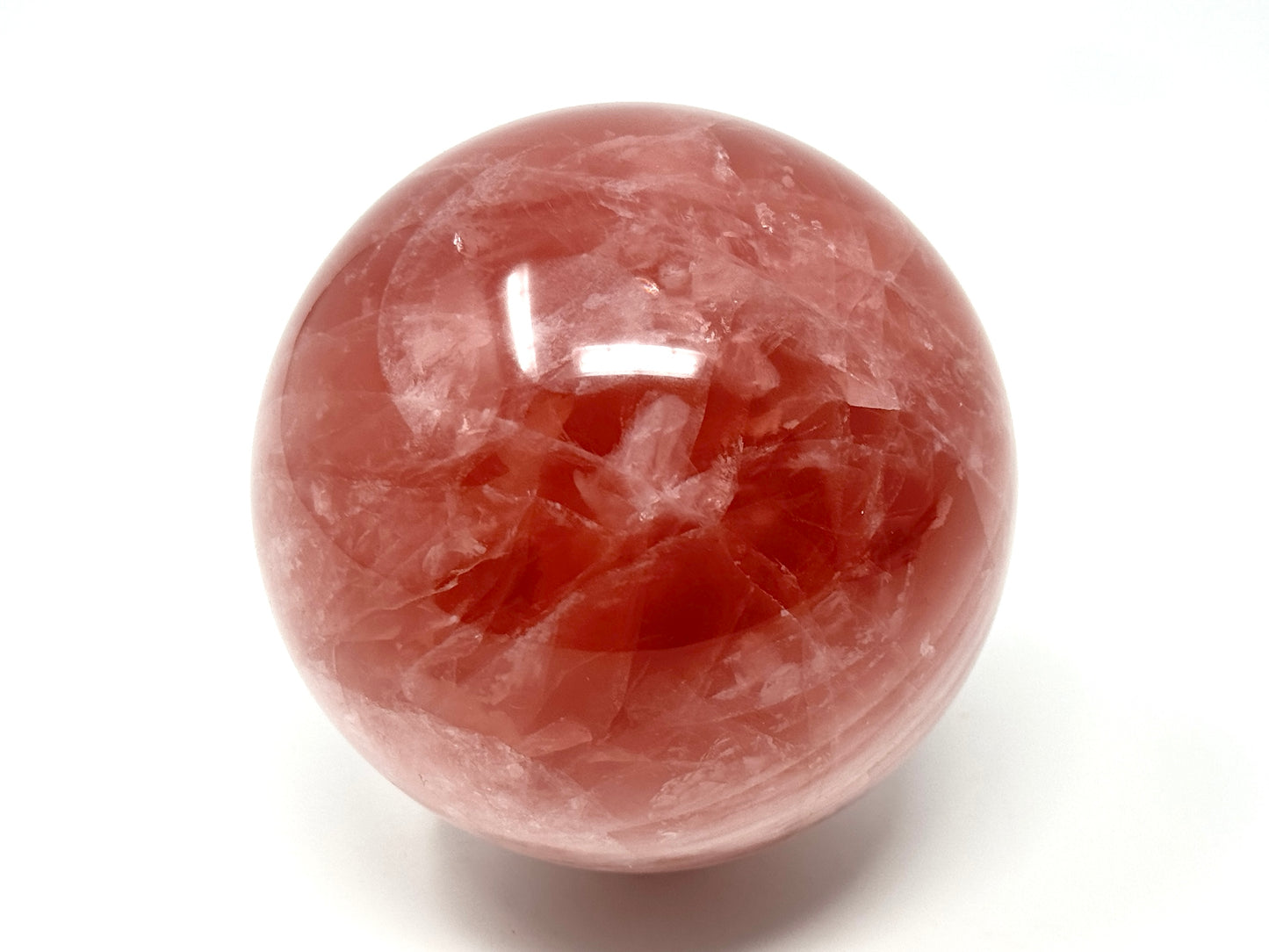Large Rose Quartz Crystal Sphere 9.5cm