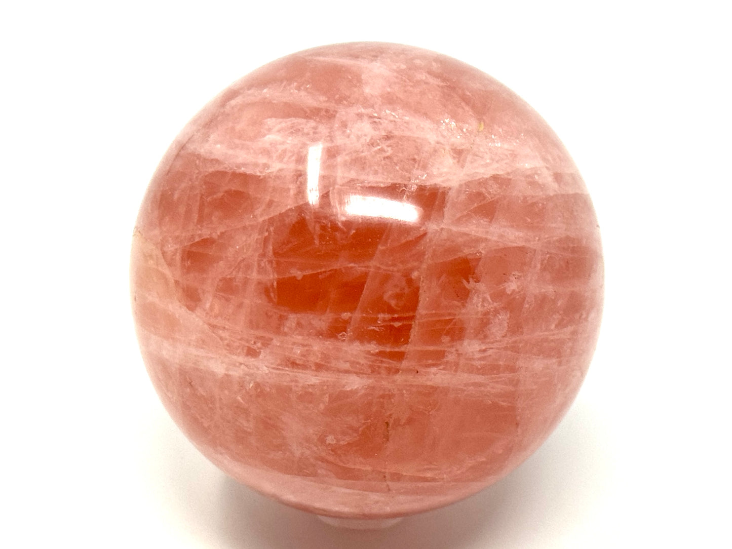 Rose Quartz Crystal Sphere 6.7cm