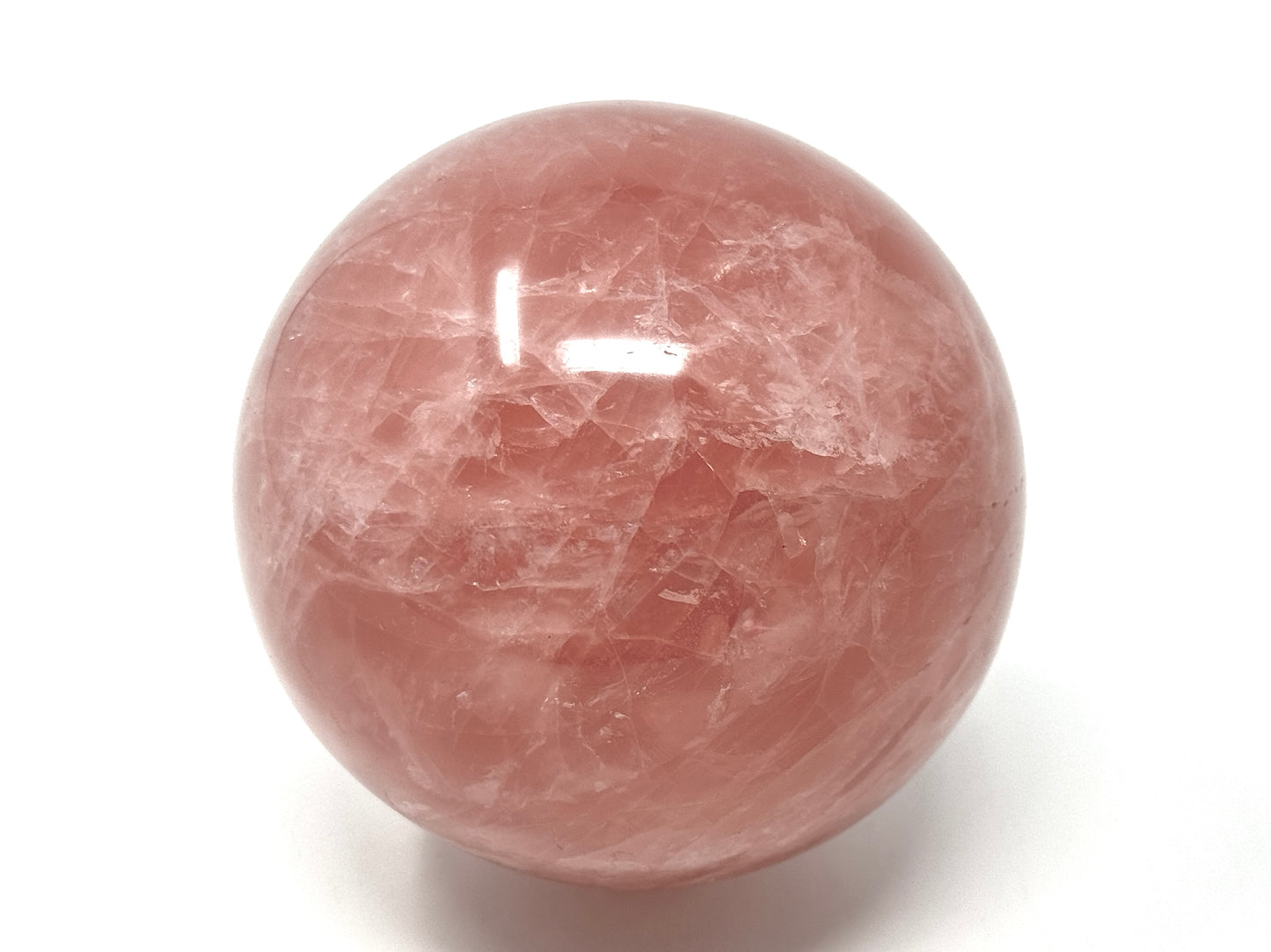 Large Rose Quartz Crystal Sphere 9cm