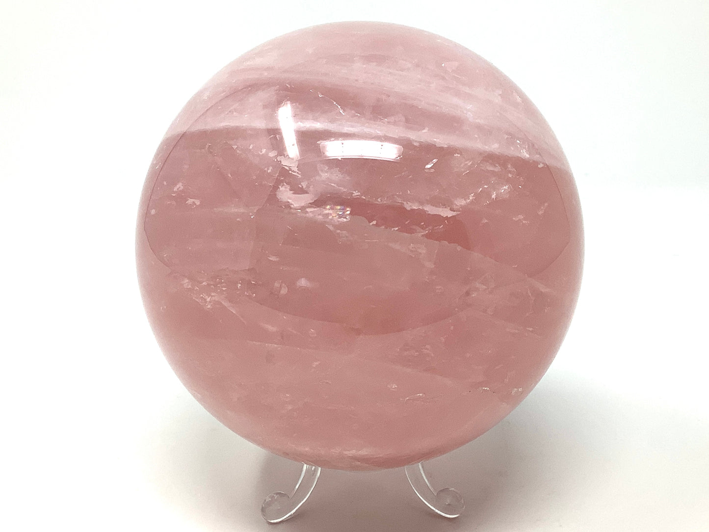 Large Rose Quartz Crystal Sphere 11.5cm