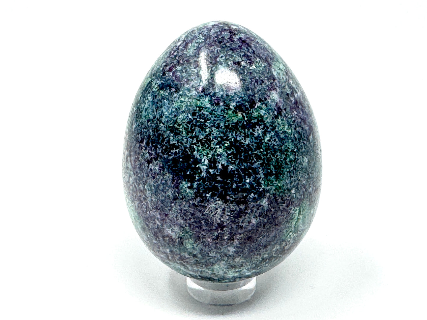 Ruby in Kyanite Crystal Egg 5.7cm