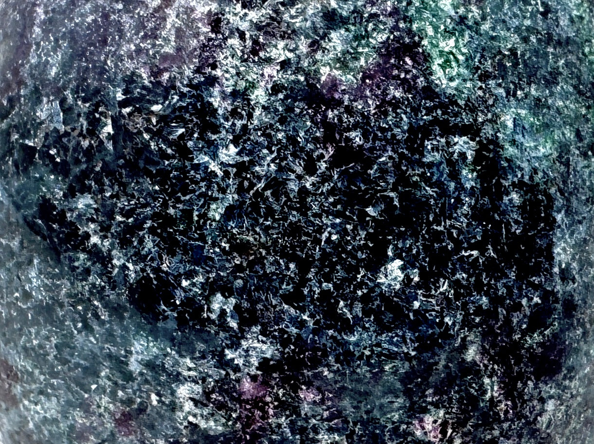 Ruby in Kyanite Crystal Egg 5.7cm