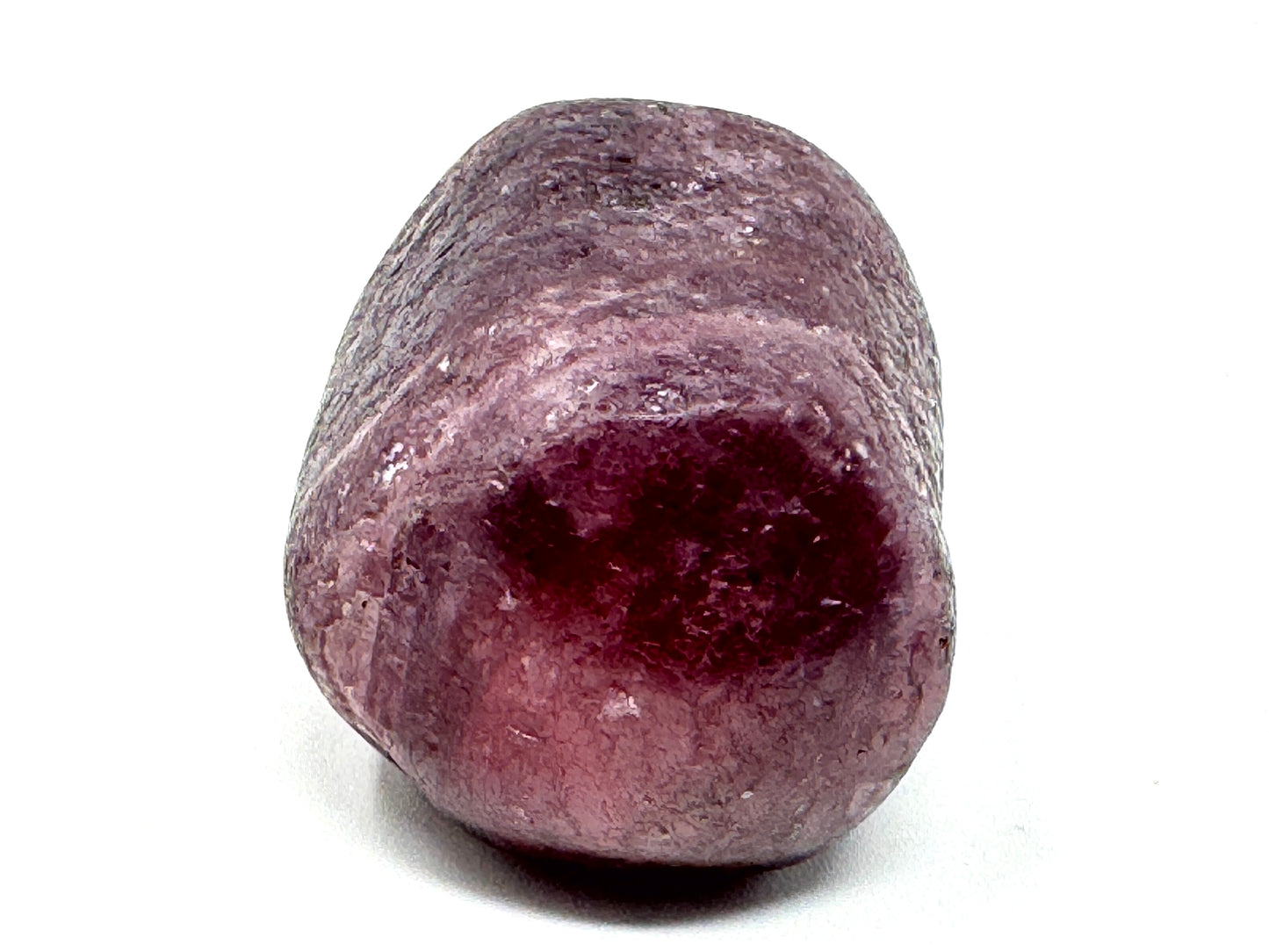 Ruby Crystal Polished On One Edge 2.8cm