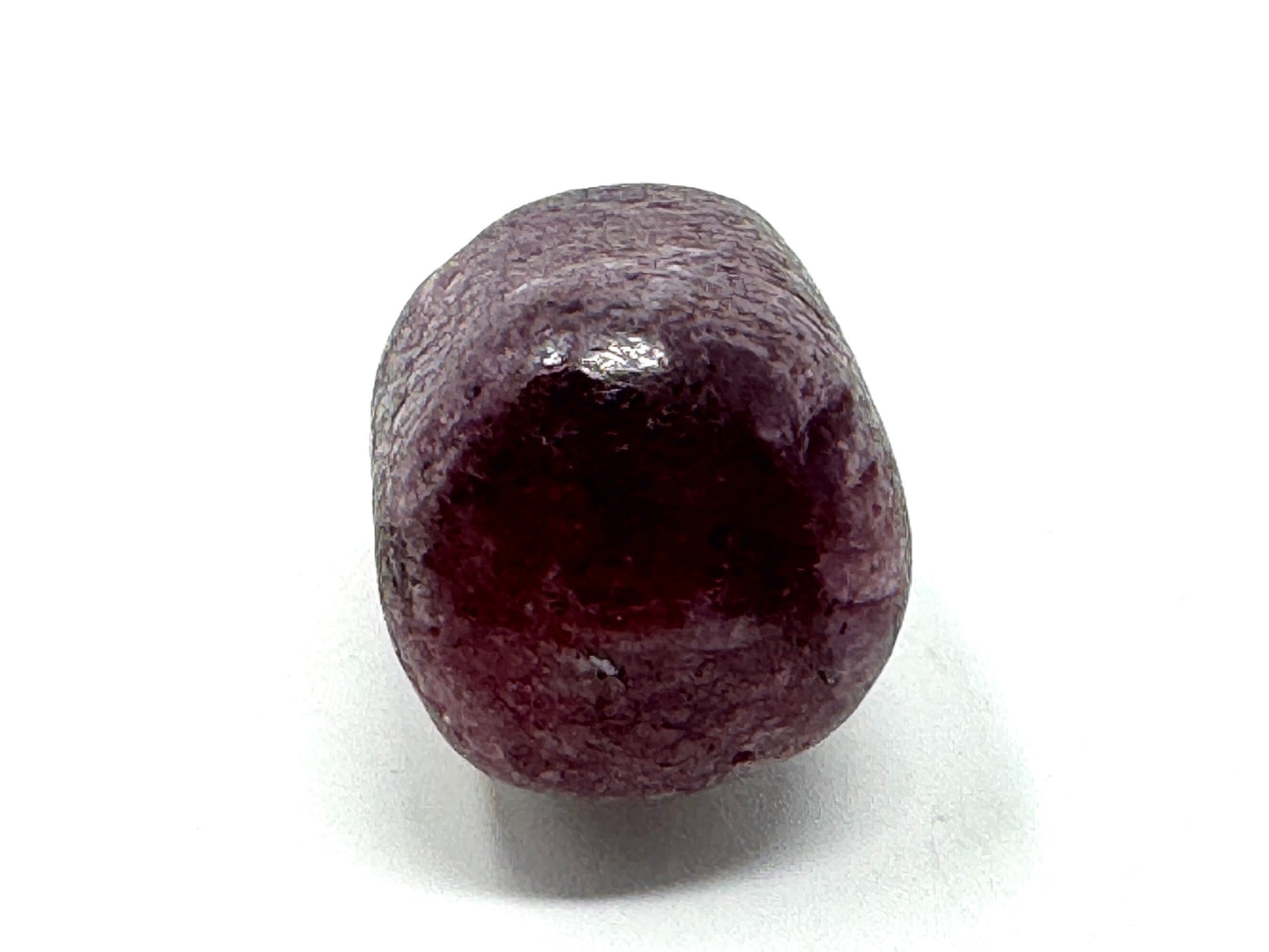Ruby Crystal Polished On One Edge 2.4cm