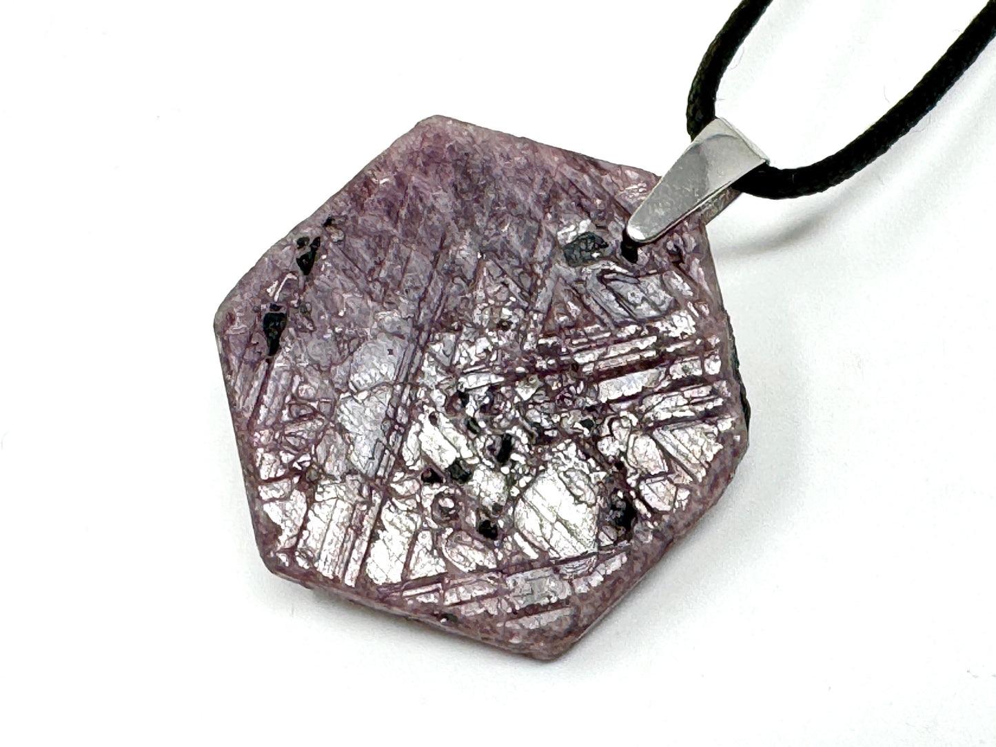 Natural Ruby Record Keeper Crystal Pendant 3.8cm