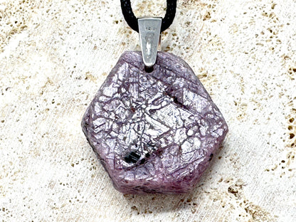 Natural Ruby Record Keeper Crystal Pendant 2.7cmcm