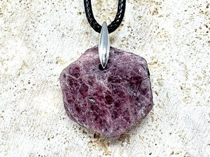 Natural Ruby Record Keeper Crystal Pendant 2.4cm