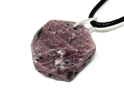 Natural Ruby Record Keeper Crystal Pendant 2.5cm