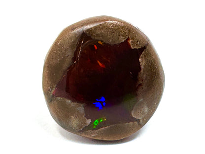 Large ethiopian Shewa Opal: Polished Chocolate Opal Gemstone 10.71 grams