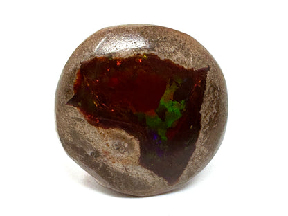 Ethiopian Shewa Opal: Polished Chocolate Opal Gemstone 5.4 grams