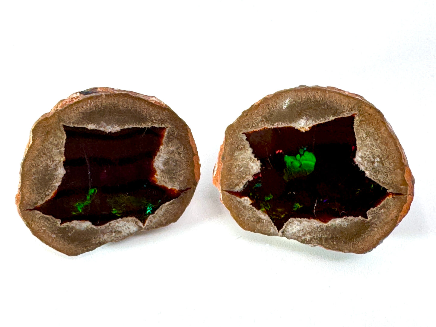 Ethiopian Shewa Opal Pair 3.4cm