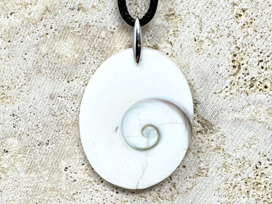 Shiva Shell Pendant Oval 3.5cm