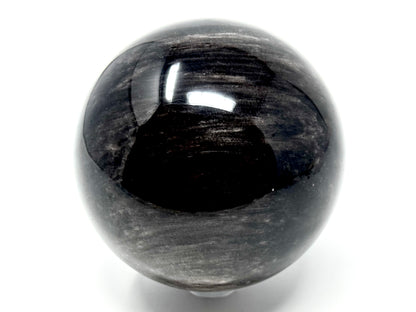 Large Silver Sheen Obsidian Sphere 7.7cm