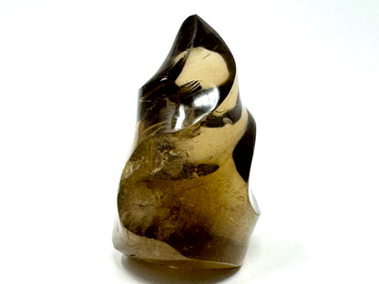 Smoky Quartz Crystal Flame Shape 7.8cm