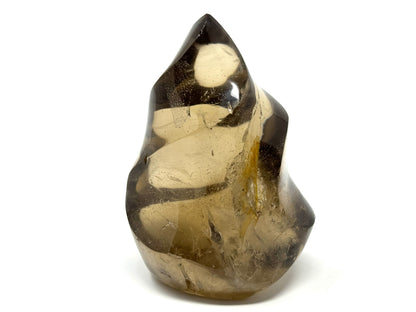 Smoky Quartz Crystal Flame Shape 7.8cm