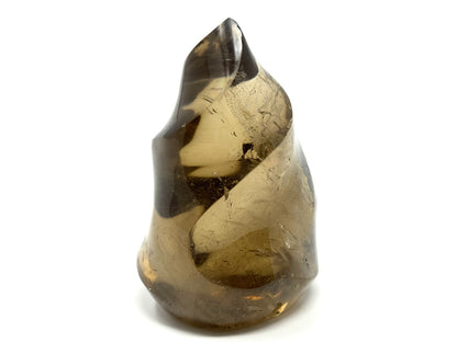 Smoky Quartz Crystal Flame Shape 7.8cm