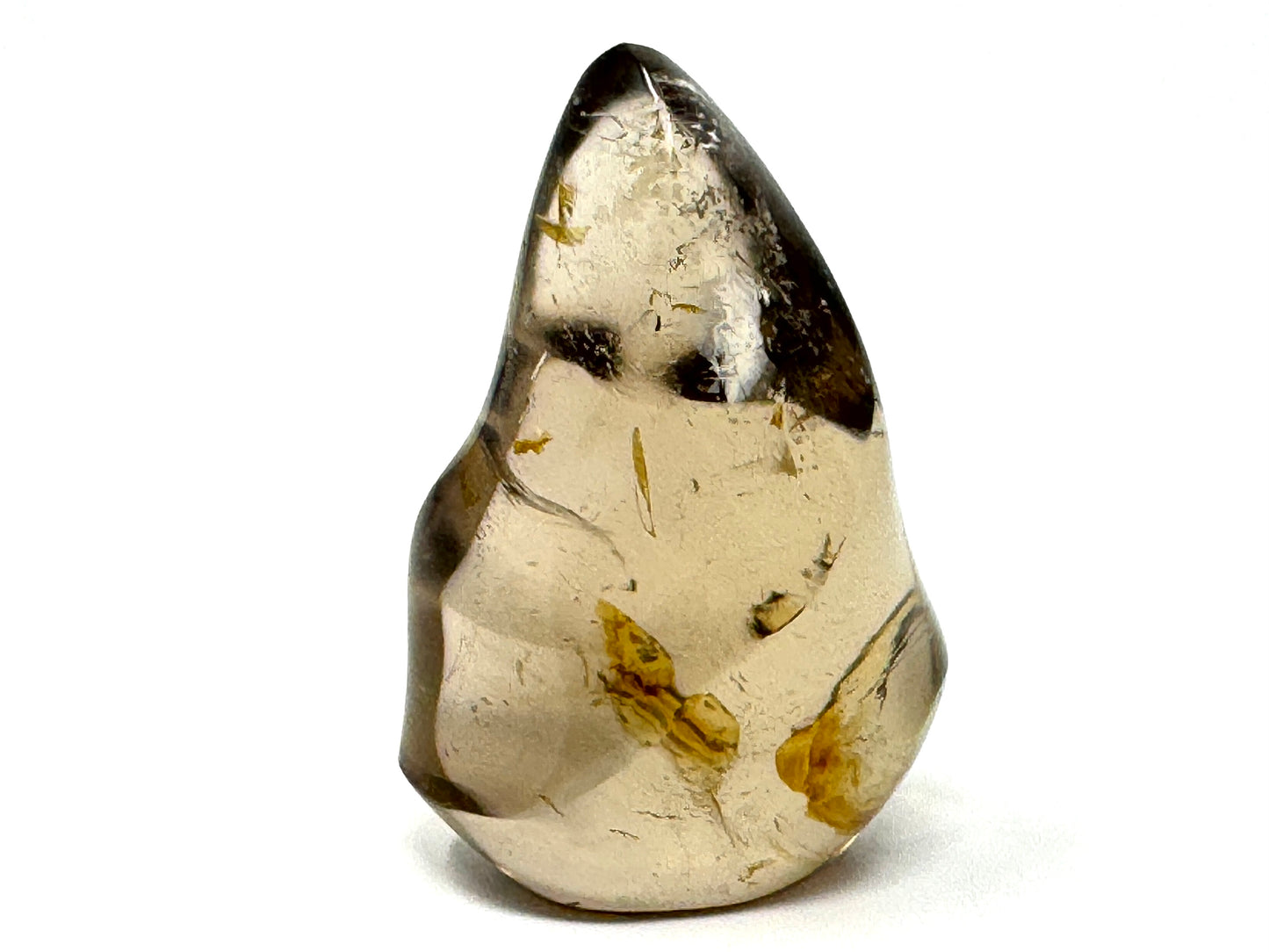 Smoky Quartz Crystal Flame Shape 7.1cm