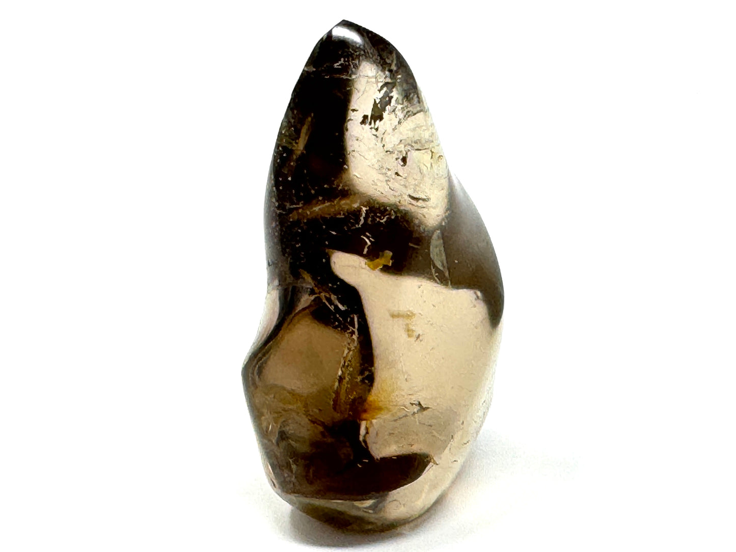 Smoky Quartz Crystal Flame Shape 7.1cm
