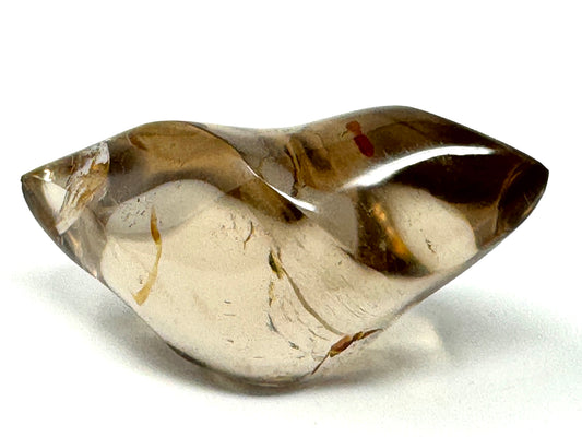 Smoky Quartz Crystal Flame Shape 7.4cm