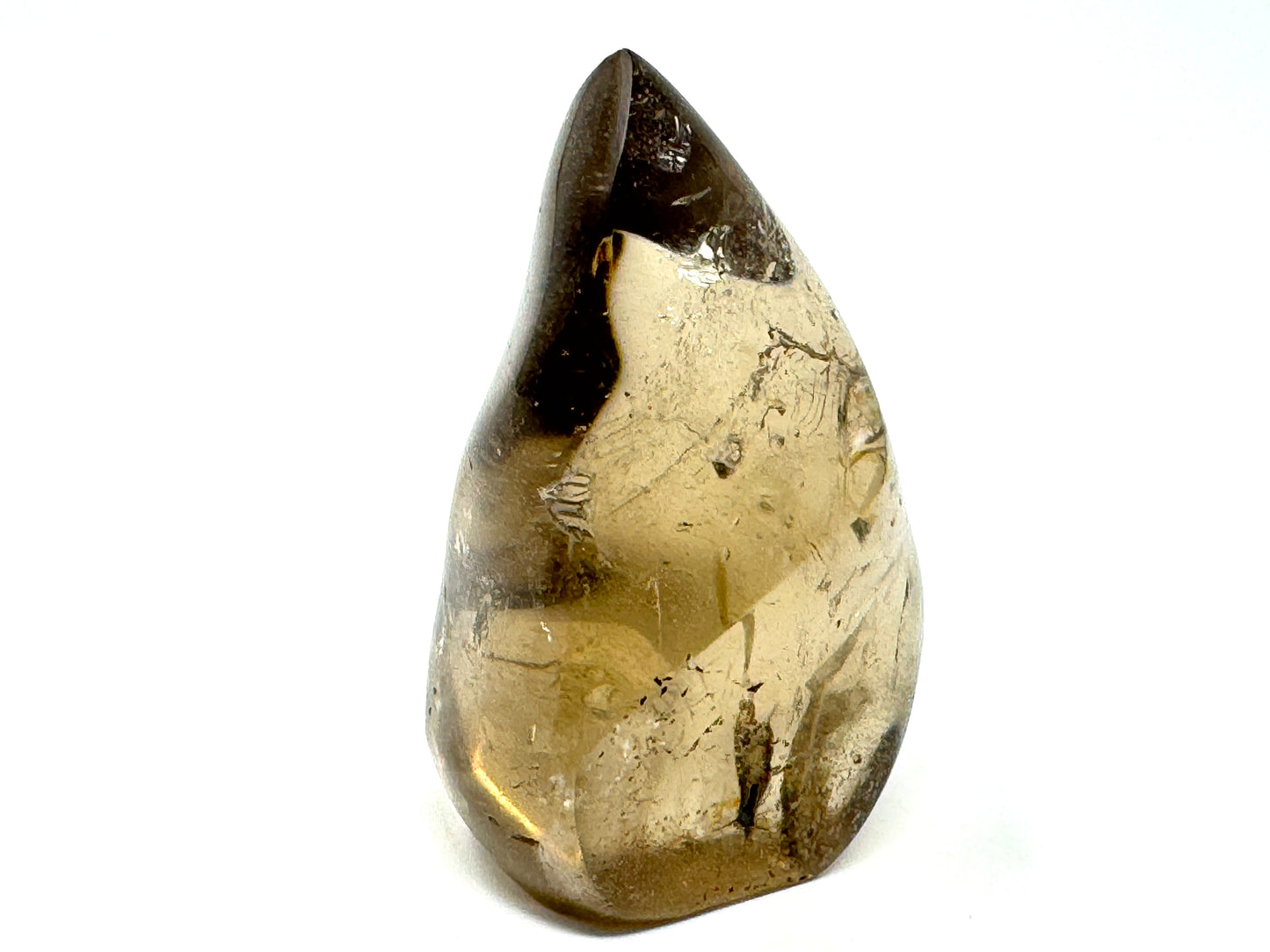 Smoky Quartz Crystal Flame Shape 7cm