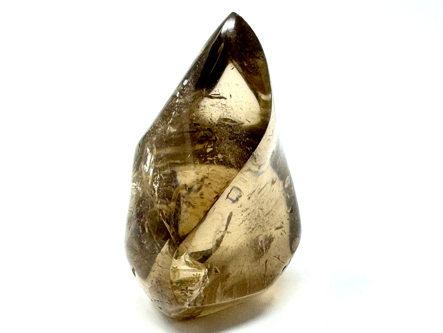 Smoky Quartz Crystal Flame Shape 7cm
