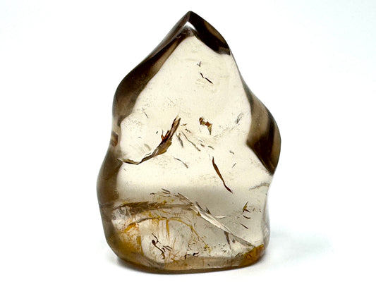 Smoky Quartz Crystal Flame Shape 7.9cm