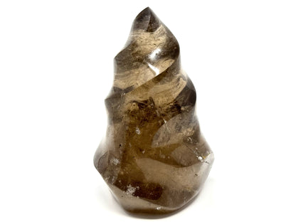 Large Smoky Quartz Crystal Flame Shape 13.2cm