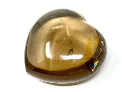 Smoky Quartz Crystal Heart 4.8cm