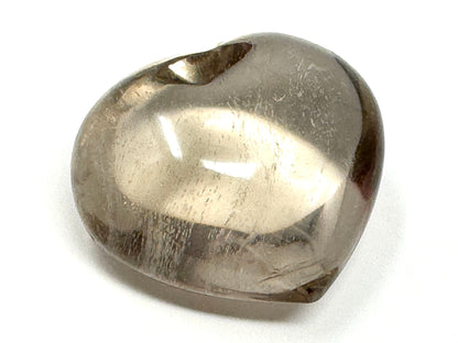 Smoky Quartz Crystal Heart 5.2cm