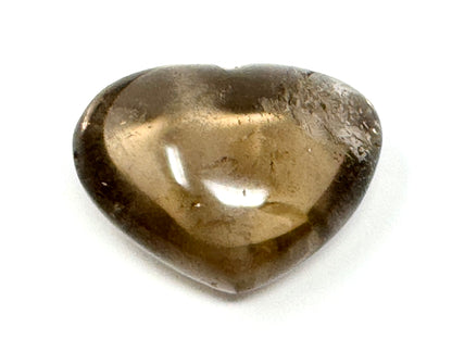 Smoky Quartz Crystal Heart 4.9cm