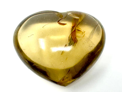 Smoky Quartz Crystal Heart 5.2cm