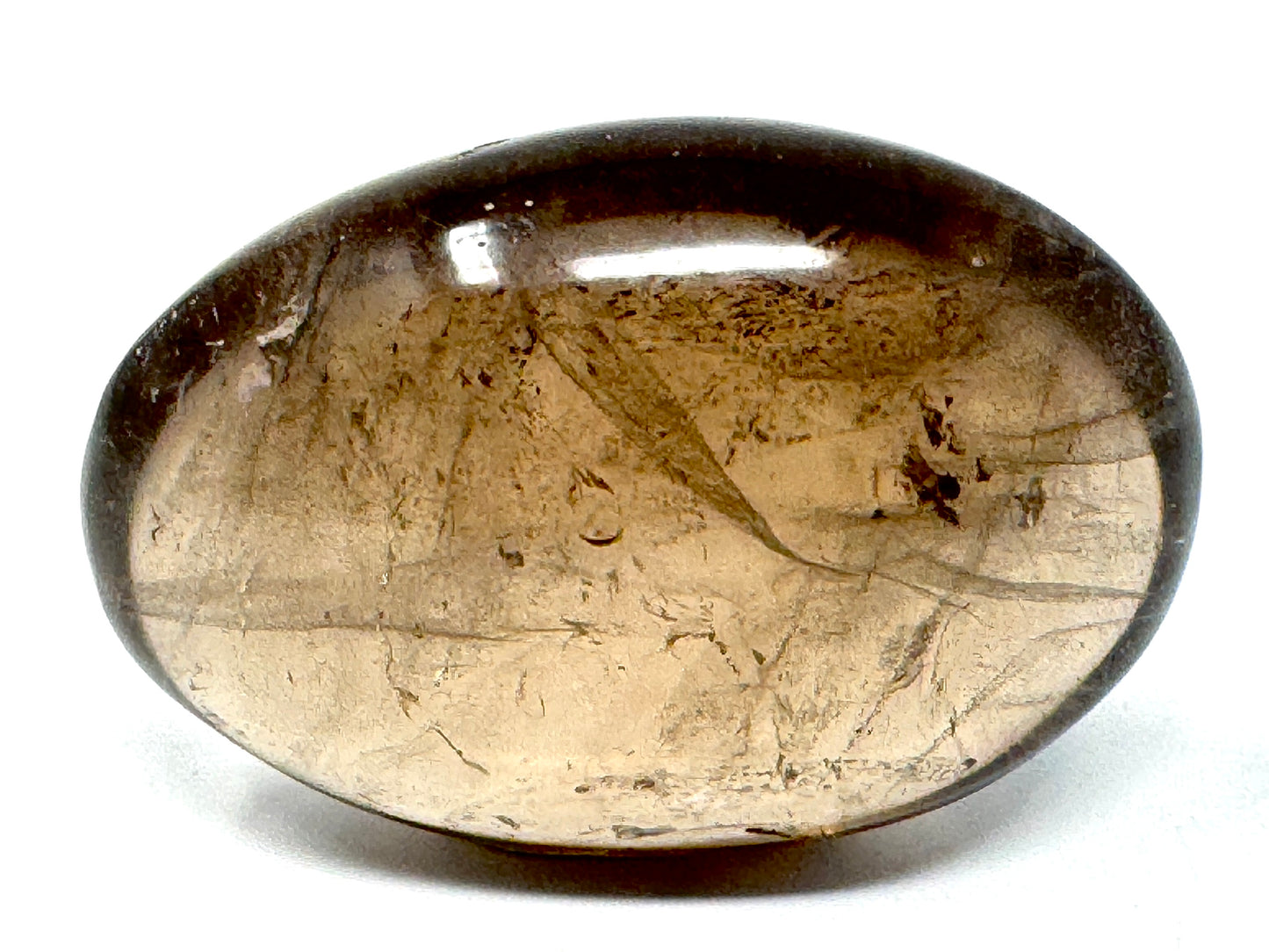 Smoky Quartz Crystal Pebble 6.3cm