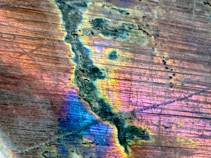 Large Sunset Labradorite Freeform Crystal 11.4cm