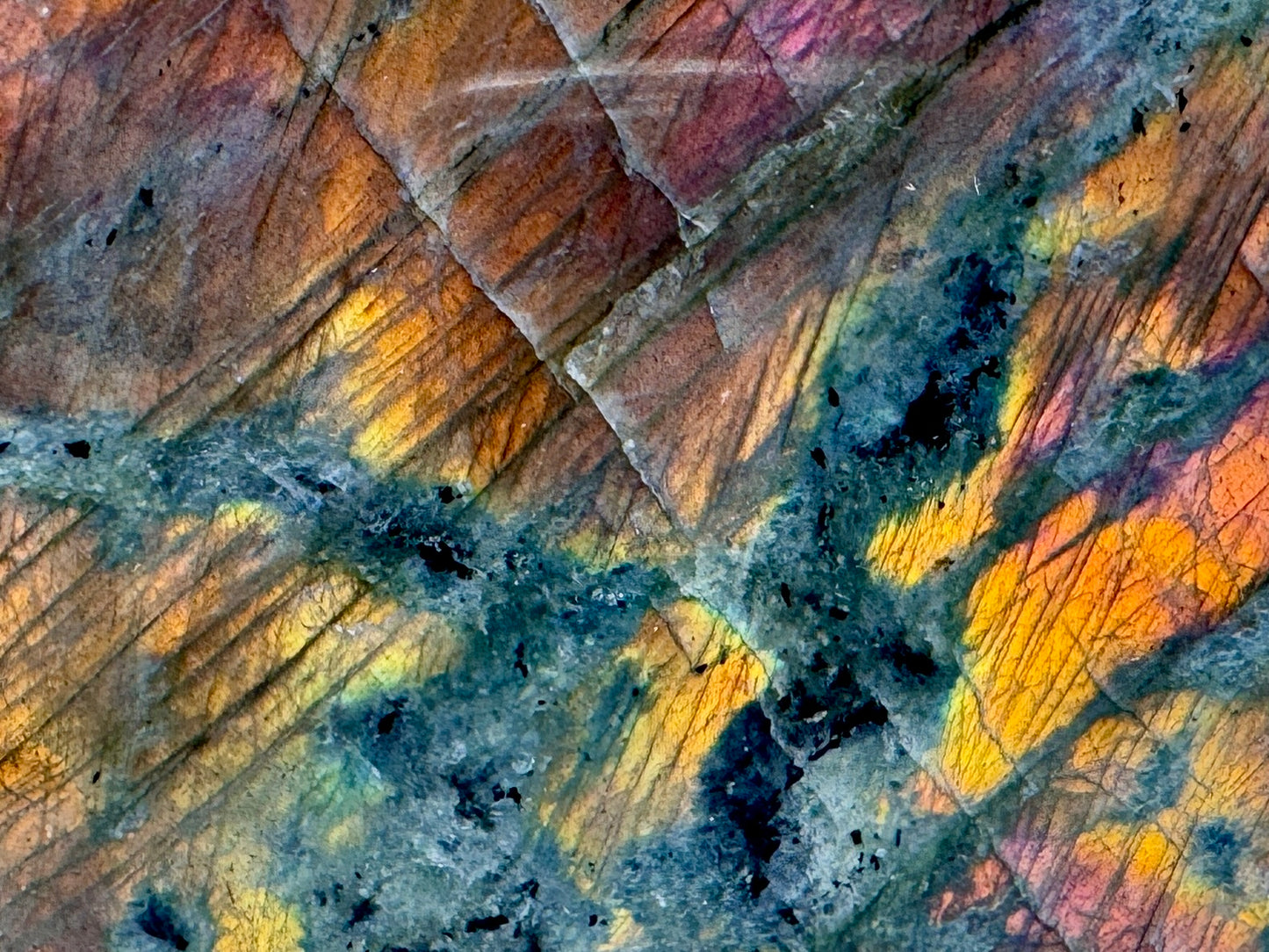 Large Sunset Labradorite Freeform Crystal 12.2cm