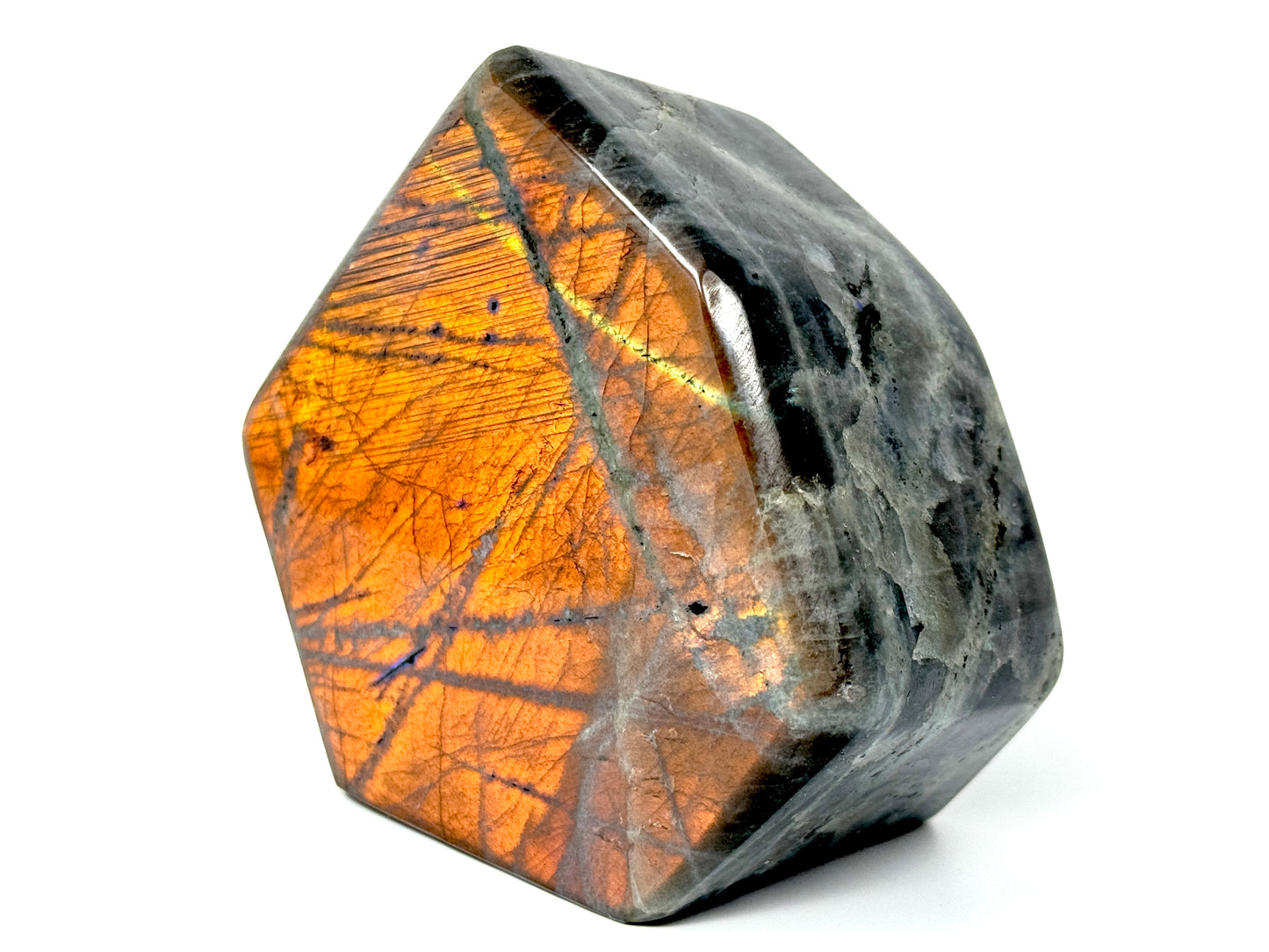 Sunset Labradorite Freeform Crystal 10.7cm