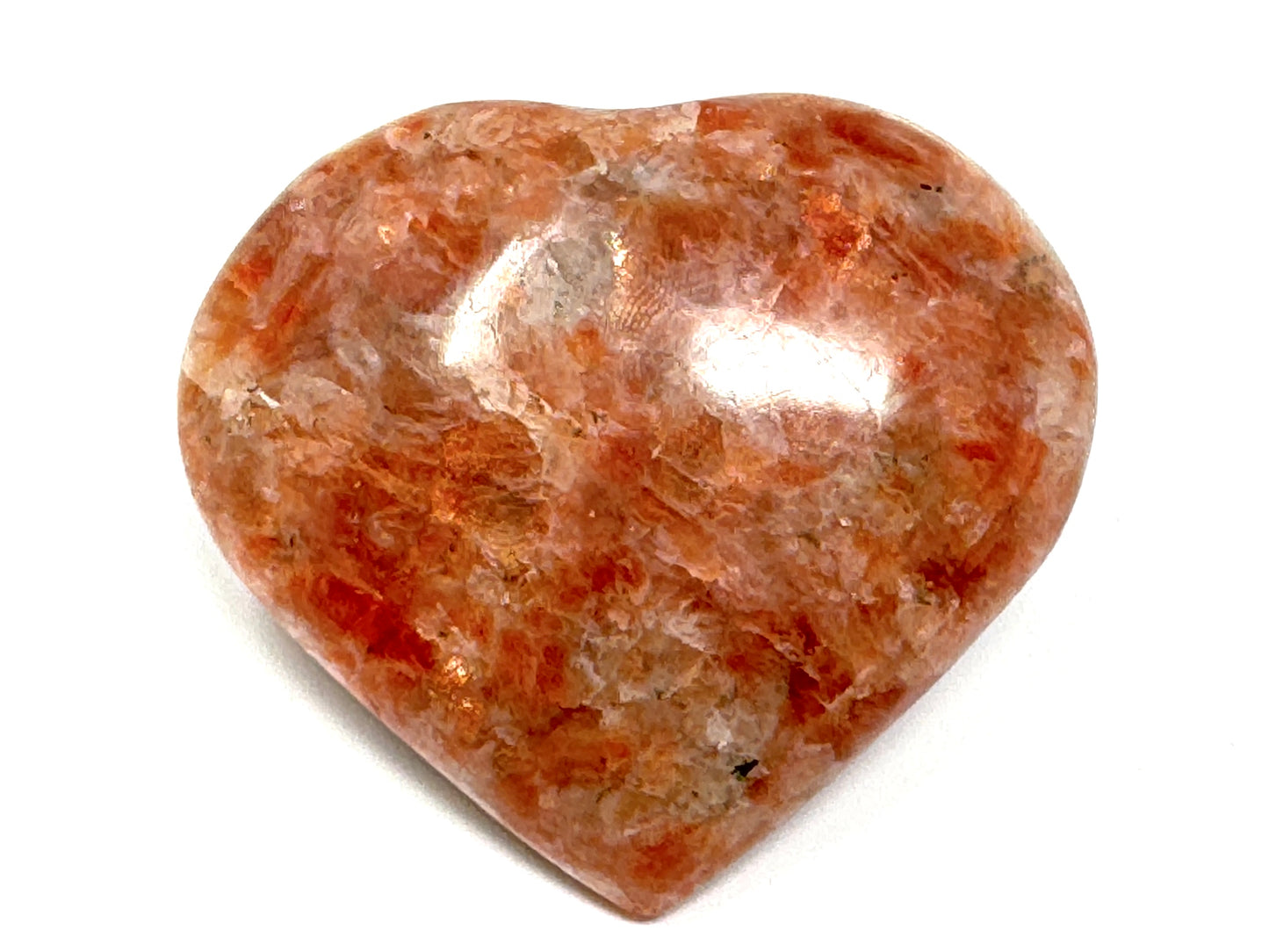 Sunstone Crystal Heart 6cm