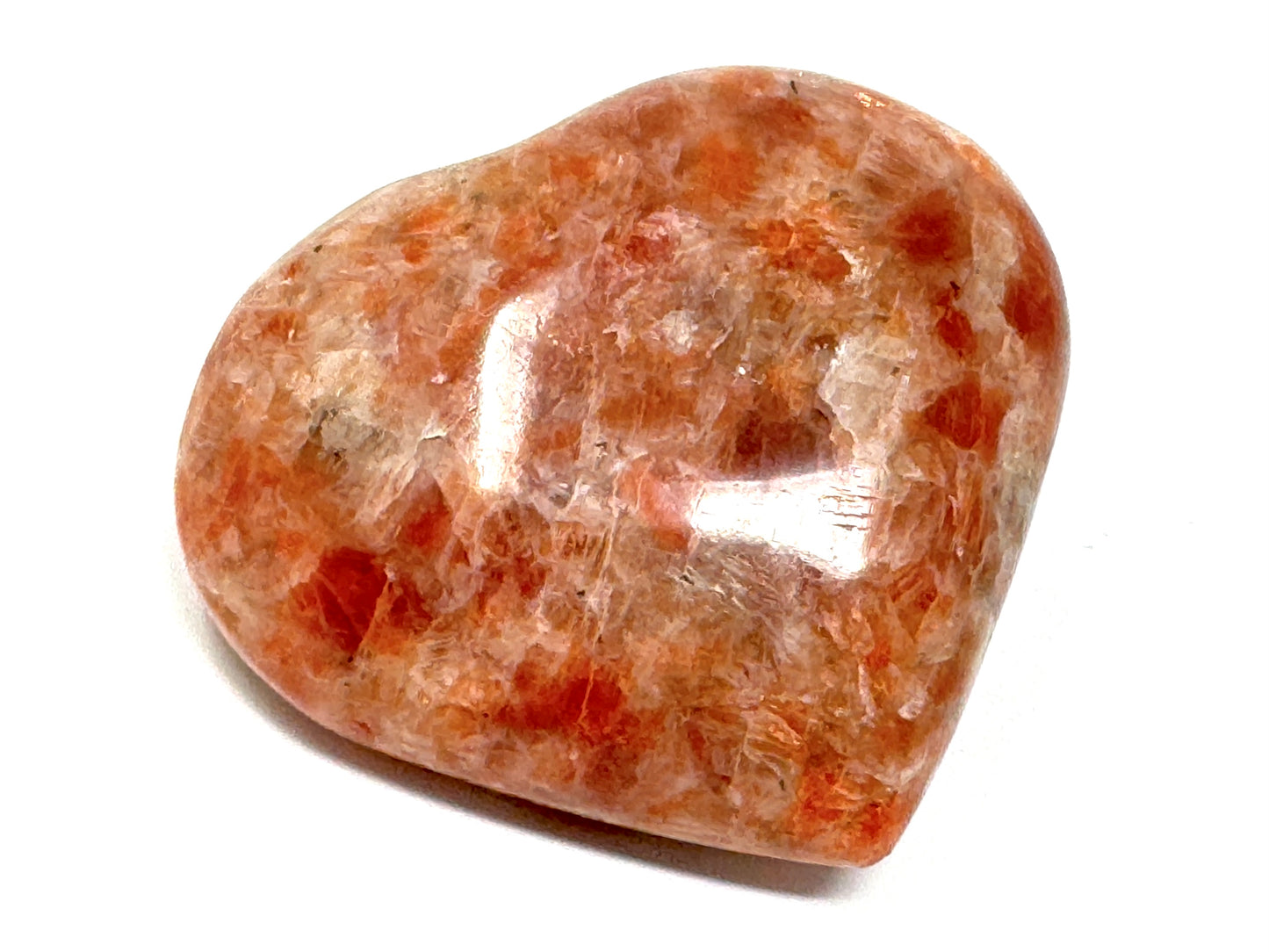 Sunstone Crystal Heart 6cm
