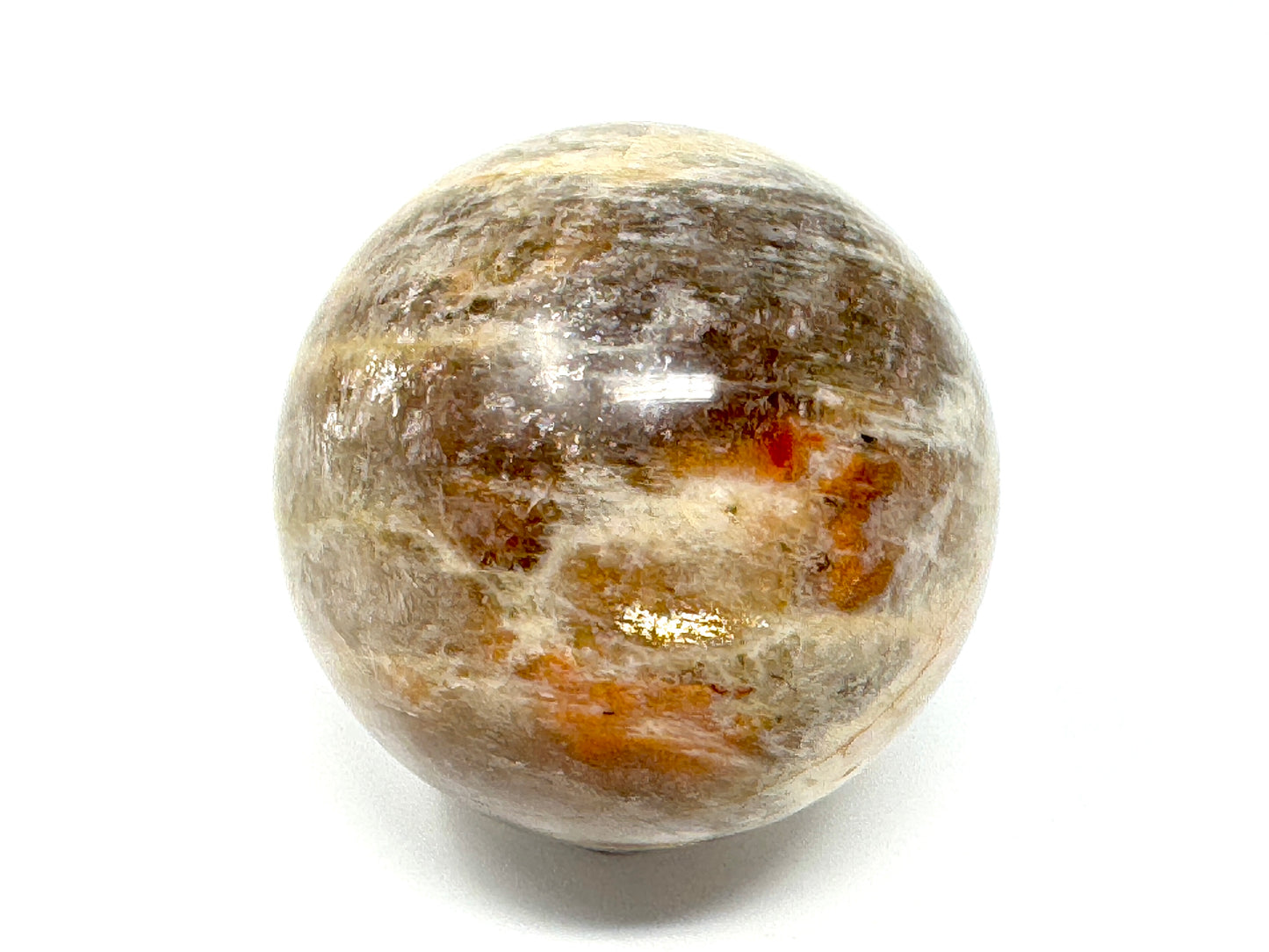 Sunstone Moonstone Crystal Sphere 5.8cm