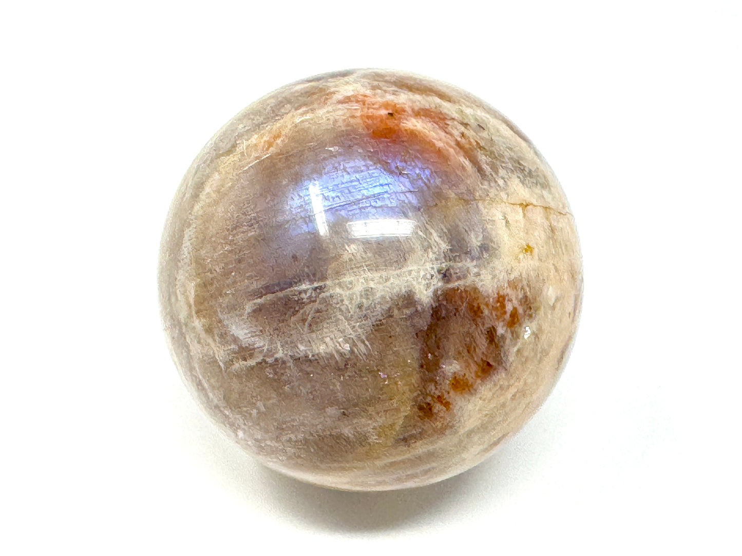 Sunstone Moonstone Crystal Sphere 5.8cm