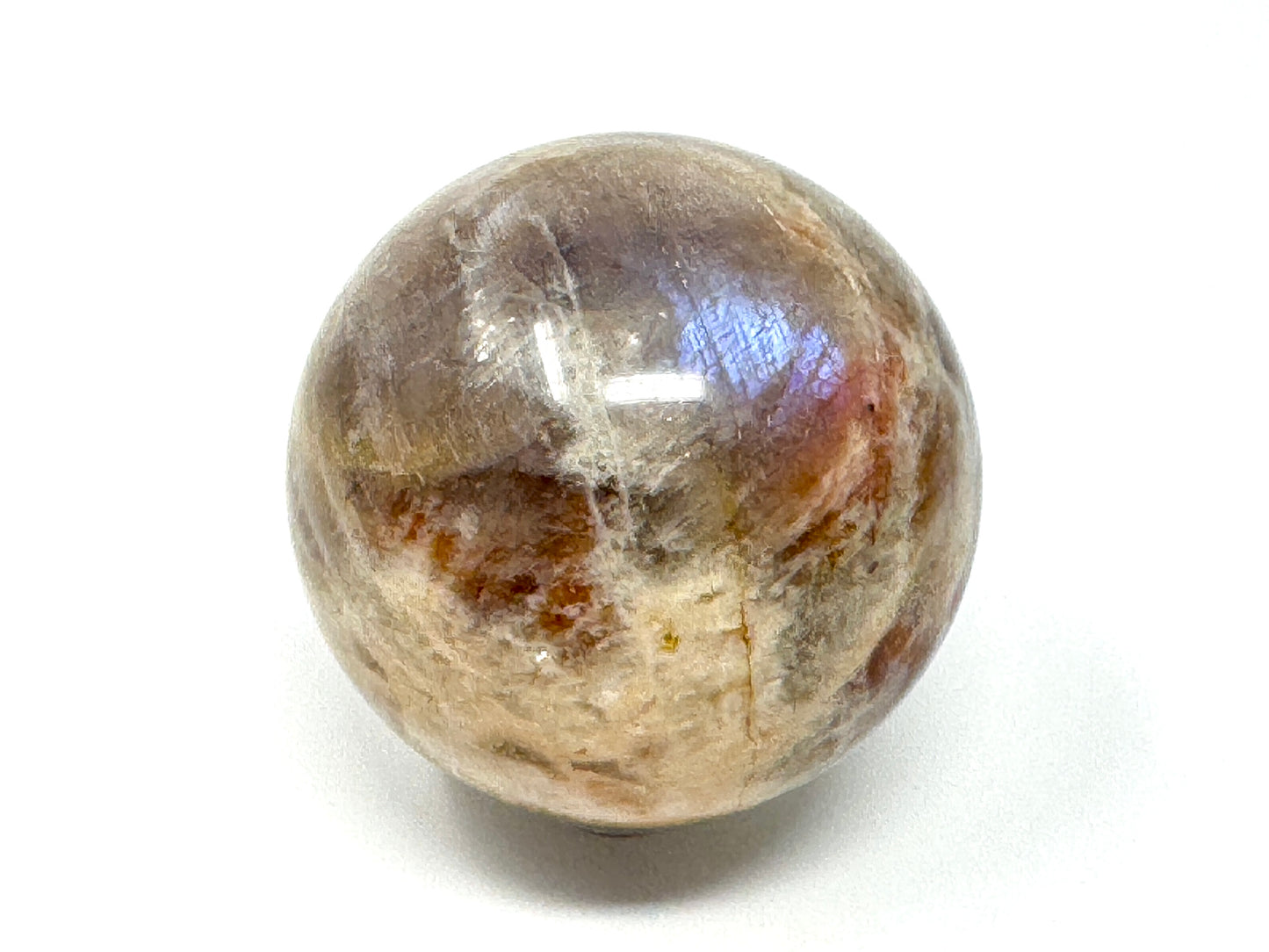 Sunstone Moonstone Crystal Sphere 5.8cm