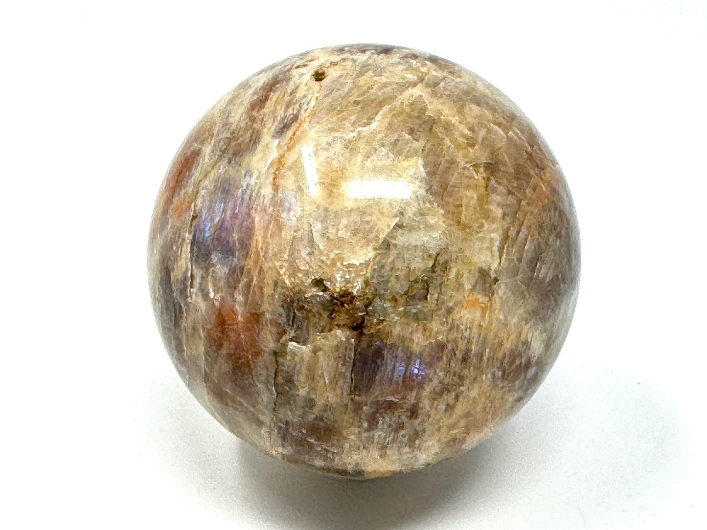 Sunstone Moonstone Crystal Sphere 6.7cm