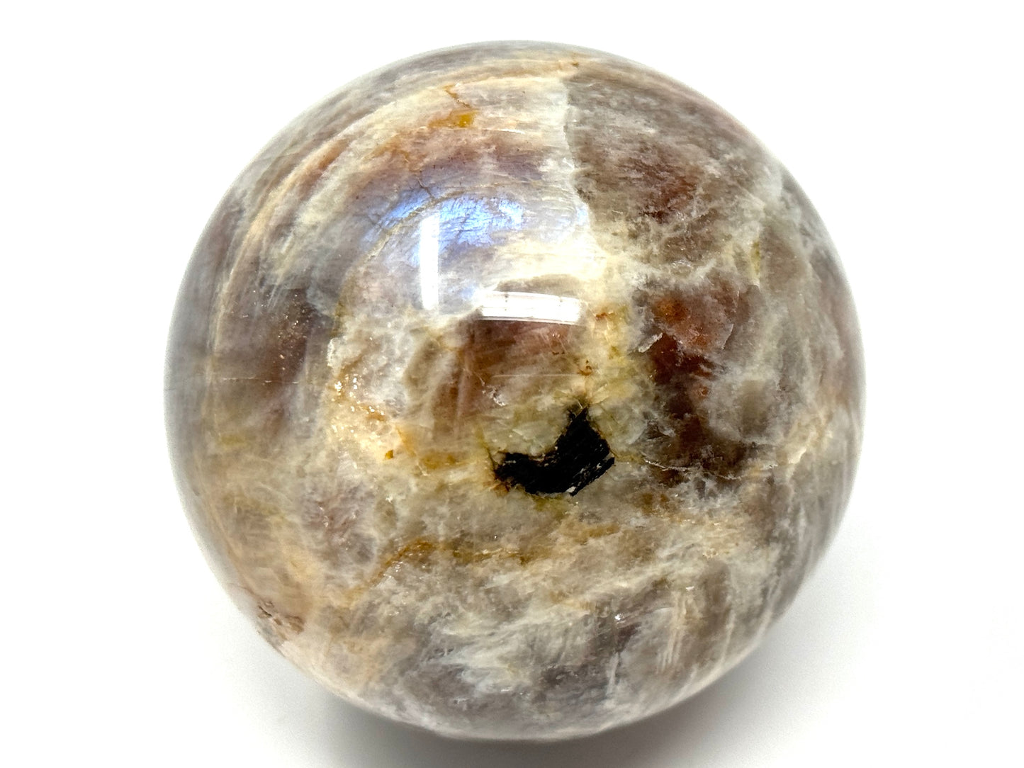 Sunstone Moonstone Crystal Sphere 6.5cm