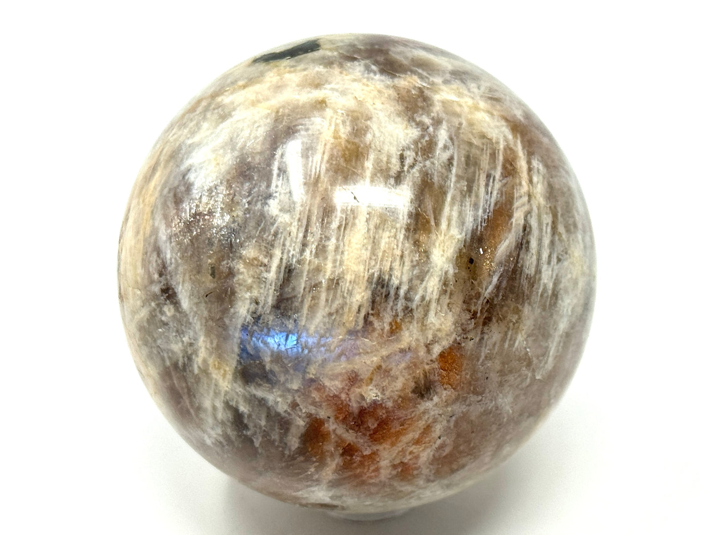 Sunstone Moonstone Crystal Sphere 6.5cm