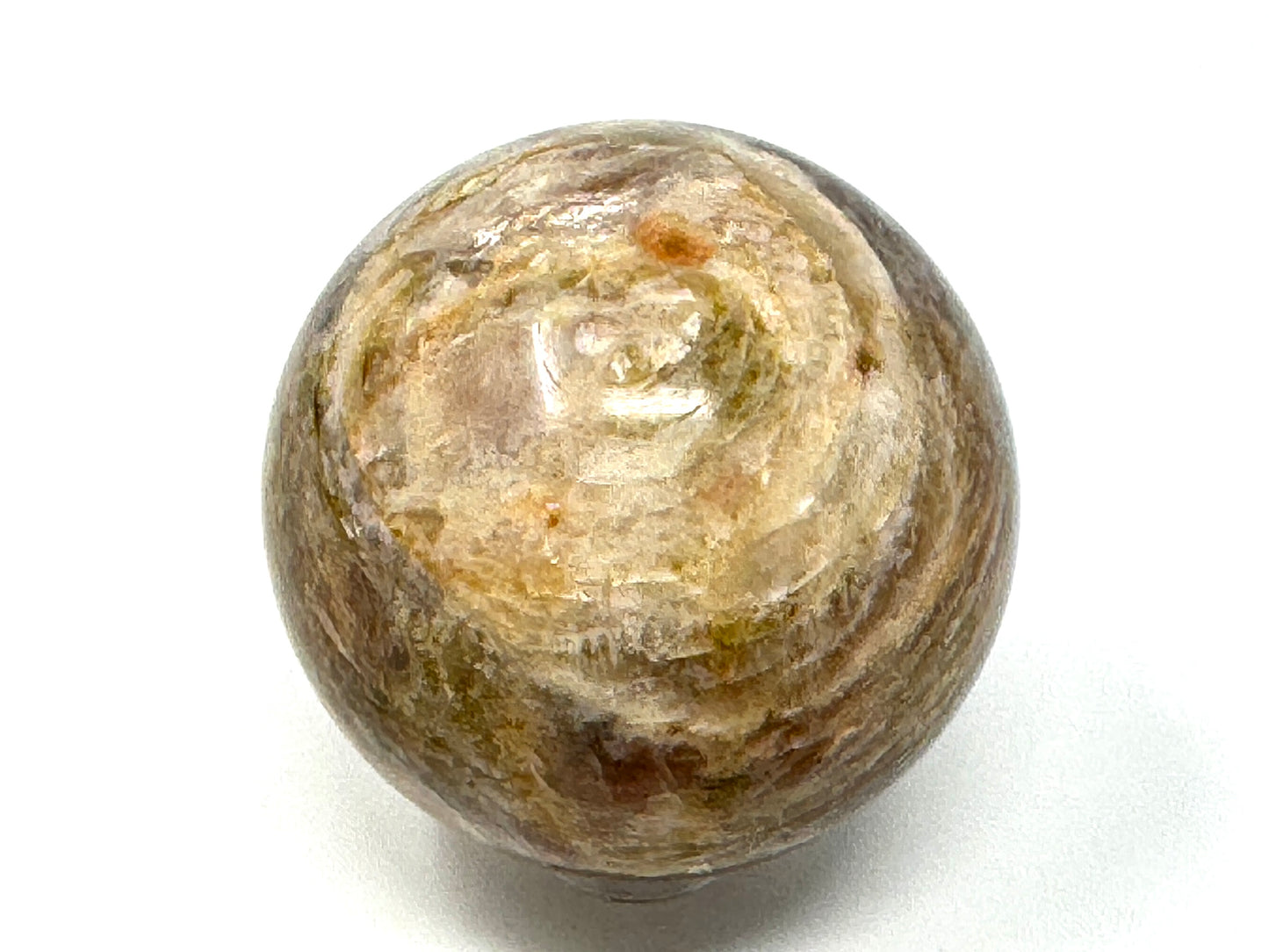 Sunstone Moonstone Crystal Sphere 5.6cm