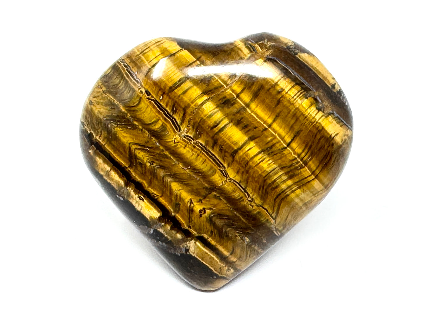 Tiger's Eye Crystal Heart 5.9cm