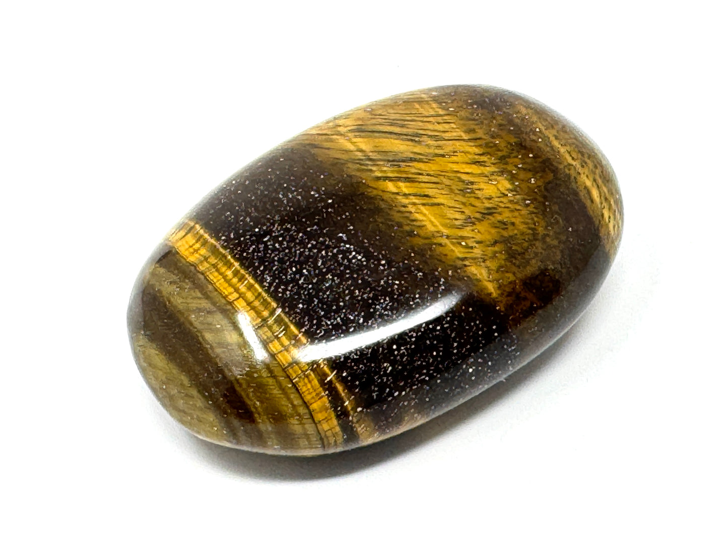 Tiger's Eye Crystal Pebble 6.2cm