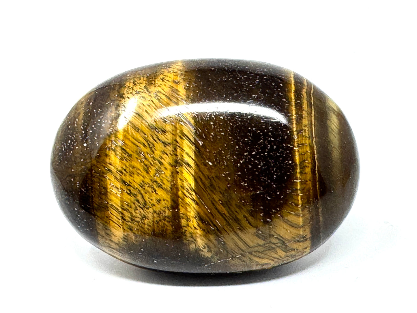 Tiger's Eye Crystal Pebble 6.3cm
