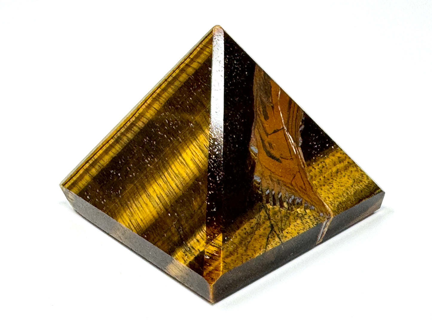 Tiger's Eye Crystal Pyramid 5.8cm