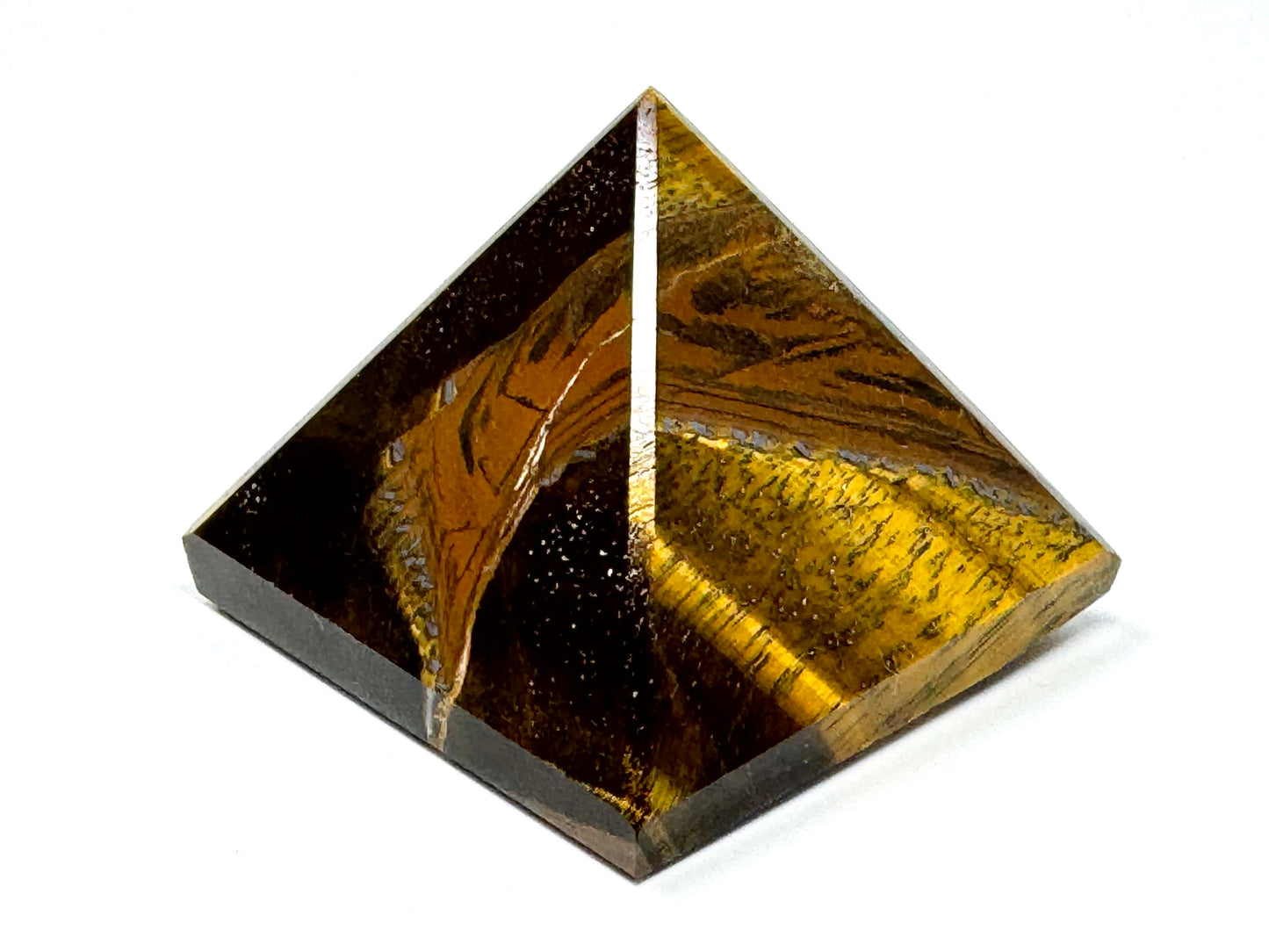 Tiger's Eye Crystal Pyramid 5.8cm